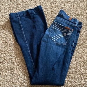 7 for all mankind dojo jeans size 24